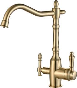 Смеситель для кухни ZorG Steel Hammer SH 812 Bronze