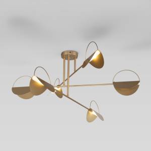 Потолочный светильник Eurosvet Grazia 70148/6 золото Smart