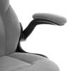 Кресло компьютерное Tetchair Bazuka metalBL 25045 серый, велюр фото 10