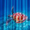 Штора для ванной Ridder Sea World 42183000 180х200