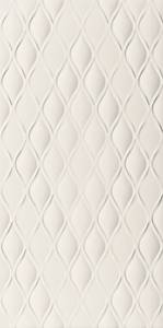 Керамическая плитка MARCA CORONA 4D Drop White Matt Rett 40x80