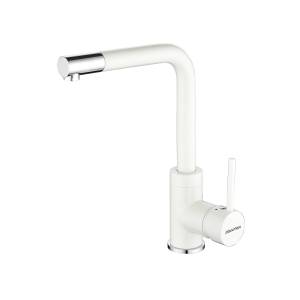 Смеситель для кухни Paulmark Honner Ho212018-WH белый матовый