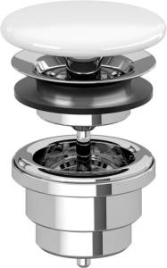 Донный клапан для раковины Villeroy&Boch 68080001 альпийский белый