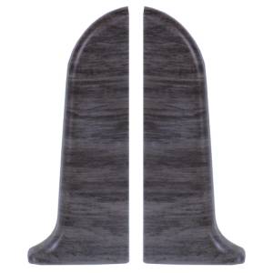 Заглушки LinePlast Граб Темный L039 58 мм 2 шт (пара)