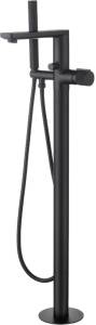 Смеситель для ванны с душем Allen Brau Liberty 5.33012-31 С ВНУТРЕННЕЙ ЧАСТЬЮ, напольный, черный матовый