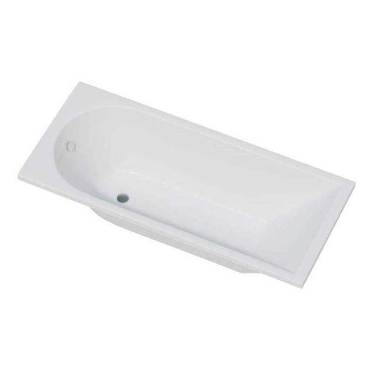 Акриловая ванна Corpa Nera Francesca 180x80 белая глянцевая