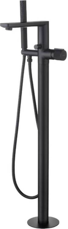 Смеситель для ванны с душем Allen Brau Liberty 5.33012-31 С ВНУТРЕННЕЙ ЧАСТЬЮ, напольный, черный матовый