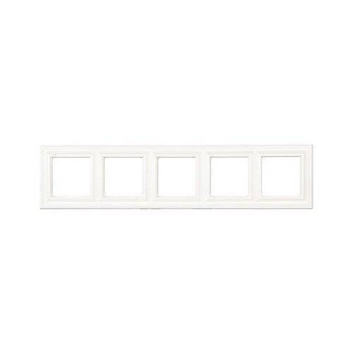 Рамка 5-постовая Jung ECO Profi Deco EPD485WW Белый