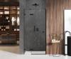 Дверь в нишу NEW TRENDY AVEXA BLACK 130x200 EXK-1556 (черный) фото 2