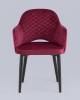 Кресло Stool Group Венера MC16-2YS KD HLR-38 велюр бордовый фото 2