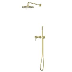 Душевая система Abber Wasser Kreis 316 AF8118BG золото брашированное