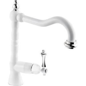 Смеситель для раковины Cezares MARGOT-LSM2-BIO белый матовый