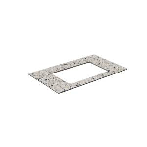 Столешница Kerama Marazzi Plaza (Плаза) KM6012G0471RP80Ur2 белый натуральный, 80x48