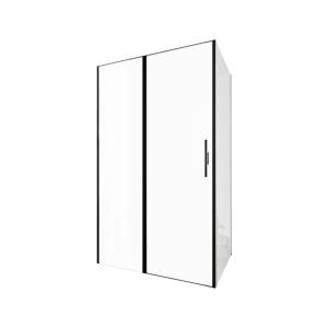 Душевой уголок Allen Brau Priority 3.31009.BBA + 3.31015.BBA профиль черный брашированный, 1200x800
