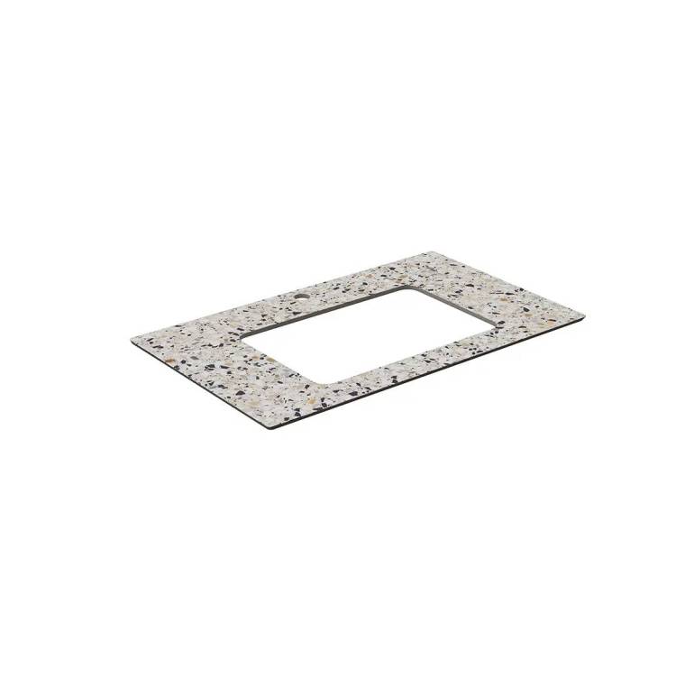 Столешница Kerama Marazzi Plaza (Плаза) KM6012G0471RP80Ur2 белый натуральный, 80x48