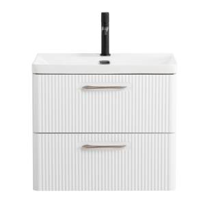 Тумба под раковину BelBagno DUE-500-2C-SO-BL-P Bianco Lucido, 50.6x50x42.3