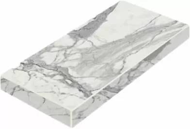 Ступень Italon Шарм Эво 620070001436 Статуарио угловая левая 33x80