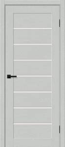Межкомнатная дверь Bravo Браво-22 полотно Grey Silkwood, стекло Magic Fog 900x2000