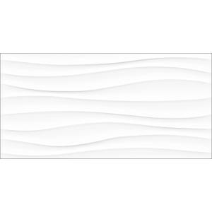 Керамогранит Global Tile Princess GT40805853MR Белый Волна 40x80