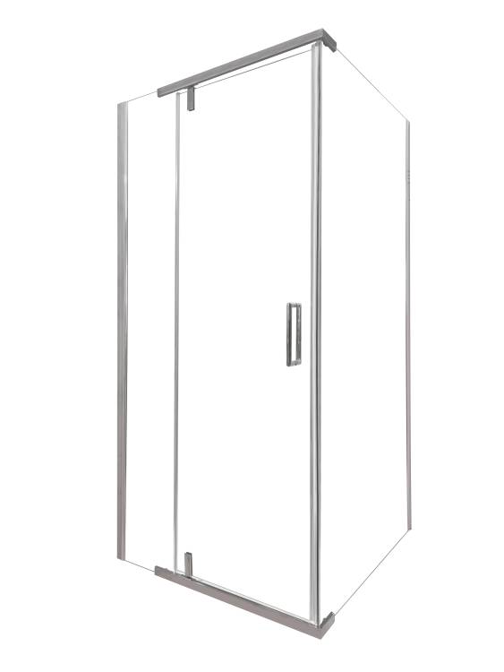 Душевой уголок Olive'S Viar VR-100CS-SW-C профиль хром, стекло прозрачное, 100x100x195