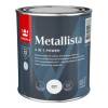 Краска по ржавчине 3 в 1 Tikkurila Metallista глянцевая серая 0.8 л