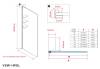 Душевая перегородка Vincea Walk in WS VSW-1HWS800CLB профиль черный, стекло прозрачное, 80x200 фото 3