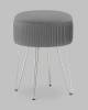 Пуф Stool Group Астор 23A1696VD-8167-52-S серебристый серебряные ножки фото 3