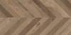Керамогранит Laparet Wood Lux Walnut Chevron M коричневый матовый карвинг 60x120 фото 4
