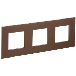 Рамка 3-постовая IEK Skandy SK-M32-M-K30 шоколад