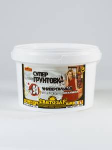Супер-грунтовка универсальная для старых и новых поверхностей Finlux Святозар-94 матовая бесцветная 2 л