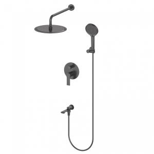 Душевой комплект Wonzon & Woghand WW-88939079-MB встраиваемый, черный