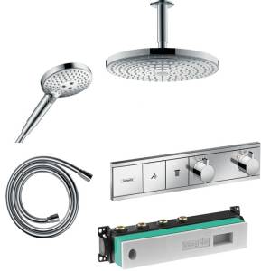 Душевой комплект Hansgrohe Raindance Select E 300 27337000+26530000+28272000+15355000+15310180