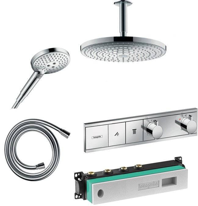 Душевой комплект Hansgrohe Raindance Select E 300 27337000+26530000+28272000+15355000+15310180