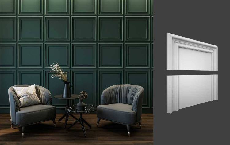 Гипсовая панель Deco Line Modern F-01 60x3.8x30