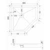 Экран для поддона Grossman strong GR-S190901D белый 90х90 фото 5