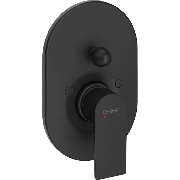 Смеситель для ванны Hansgrohe Rebris 72458670 E с внутренней частью, черный матовый