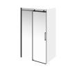 Душевая дверь Kerama Marazzi Cristallo CT.120.SD.BLK.M раздвижная, с функцией soft close, профиль матовый черный, 120х210 фото 2