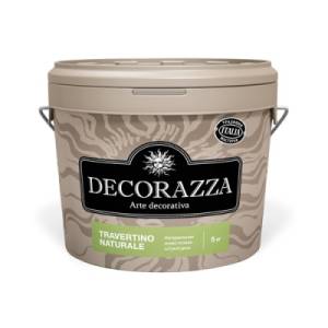 Декоративная штукатурка Decorazza Travertino Naturale TRN10-15 темно-зеленая 7 кг
