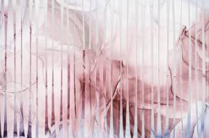 3D Фотообои Artegrafico «Флюидная абстракция с турмалинновыми гранями» IN-010 акварель