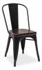 Стул Stool Group Tolix Soft LF818C MATTE BLACK 3474+PU7005 черный матовый