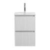 Тумба с раковиной BelBagno UNO-MINI 40 подвесная, Bianco Opaco