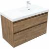 Тумба с раковиной Aquanet Nova Lite 2.0 100 R 365913 Дуб рустикальный