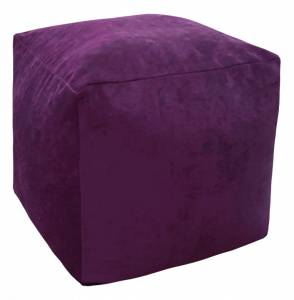 Пуф Dreambag Куб 3912201 фиолетовый микровельвет