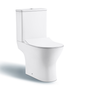 Унитаз-компакт Taliente Arte Vortex 3 AR33043 безободковый, сиденье микролифт, белый крышкой