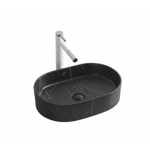 Раковина Cerutti Spa CR0055B MMB1 50 см, черная матовая