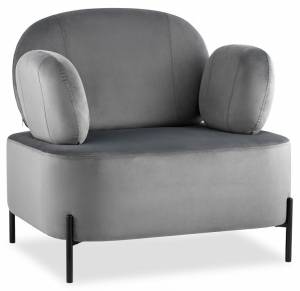 Кресло Stool Group Кэнди vd-candy-b27 велюр серый