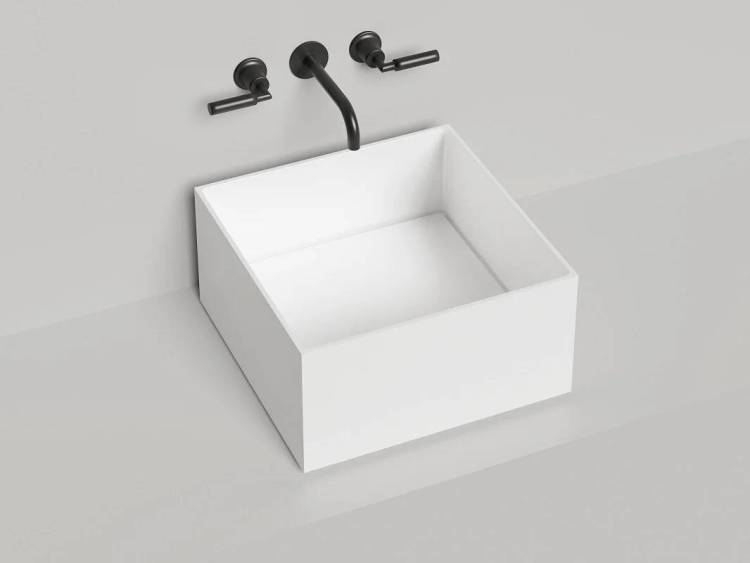 Раковина Salini Armonia 130512G белая глянцевая
