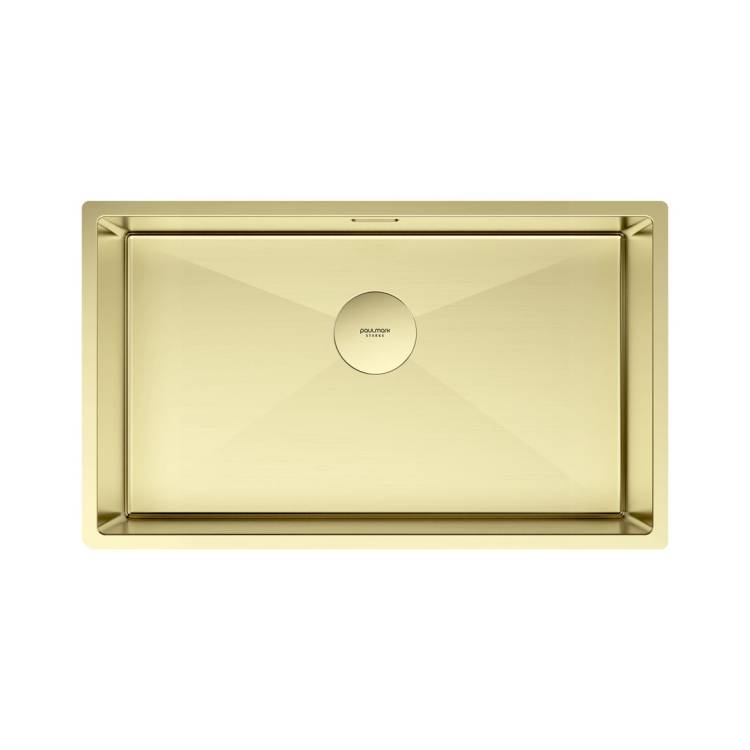 Мойка кухонная Paulmark Next 74 Uni PM217444-LG Светлое Золото, 74x44