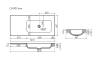 Раковина Ceramica Nova Grace (Грация) CN7015wx белая, 101x45.7 фото 4