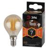 Лампа светодиодная филаментная ЭРА E14 7W 2700K золотая F-LED P45-7W-827-E14 gold Б0047016 фото 2
